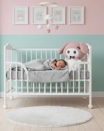 Plaid Bébé avec peluche Kuromi et Melody 45cm- – Image 6